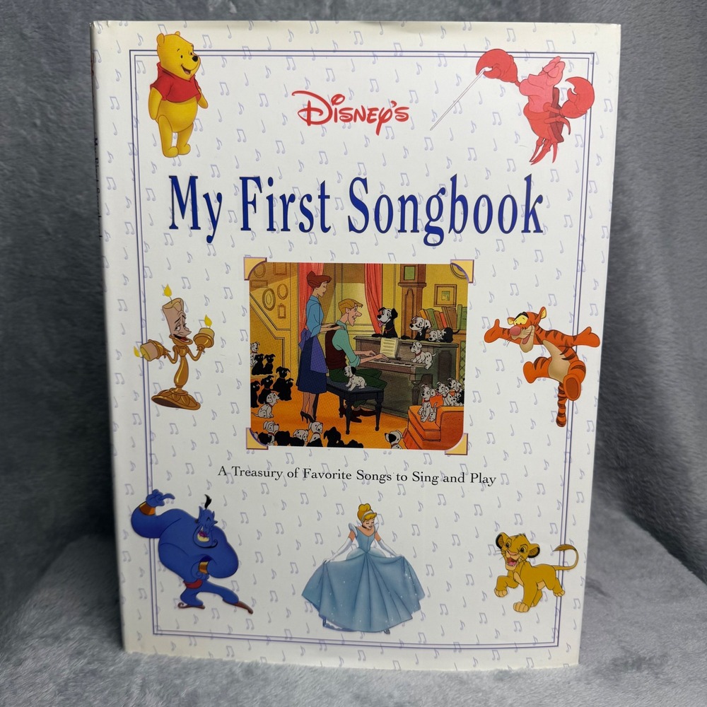 Disney My First Songbook Treasury Favorite Songs Sing Play Hardcover Piano Music